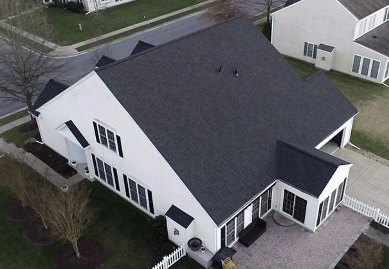 Residential house roofing